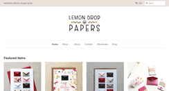 Desktop Screenshot of lemondroppapers.com